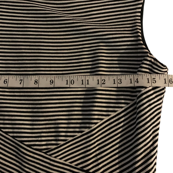 WHBM Dress Women's Size 6 Sheath Bodycon Tiered Stretch Interior Shapewear - Picture 7 of 8